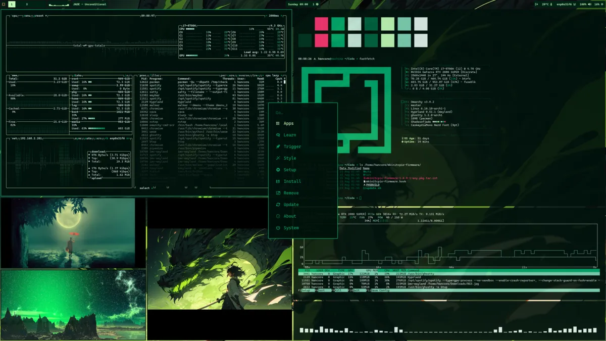 Shades of Jade theme